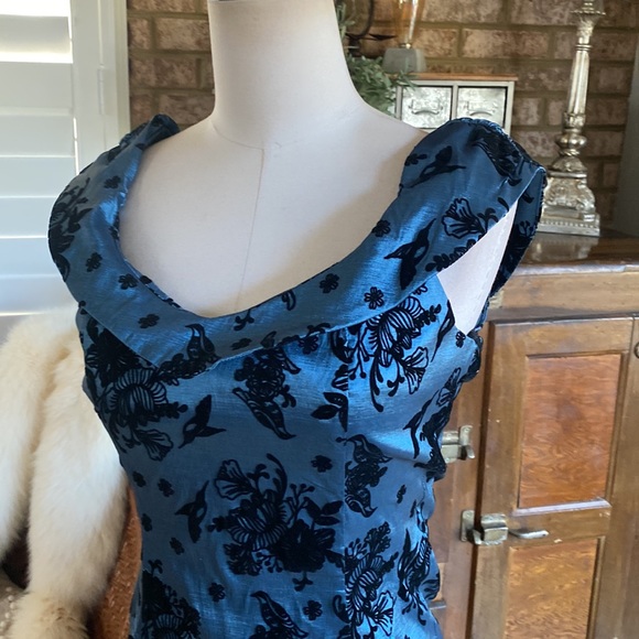 VOODOO VIXEN ROCKABILLY RETRO 50'S SWING STELLA BIRD FLOWER PENCIL DRESS DRA2471 - Picture 4 of 13